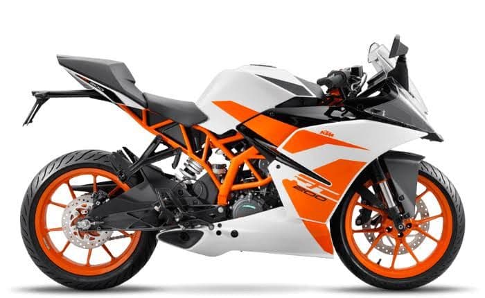 KTM rc 200 available on rent in lucknow