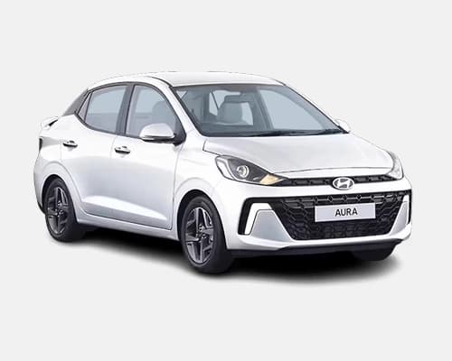 Hyundai aura available on rent in agra