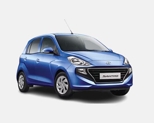 Hyundai santro available on rent in mussoorie