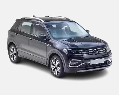 Volkswagen Taigun self-drive car available on rent