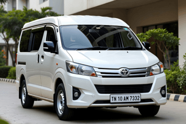 Toyota commuter available on rent in chennai