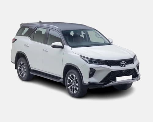 Toyota car with driver available on rent