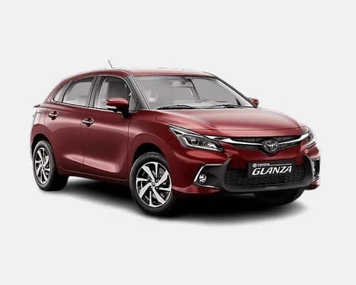 Toyota glanza available on rent in indore