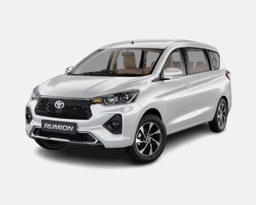 Toyota rumion available on rent in agartala