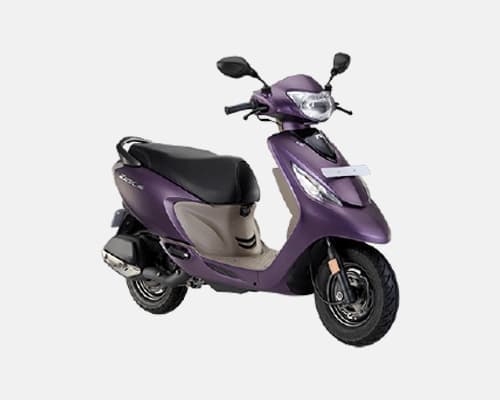 TVS scooty pep+ available on rent in vrindavan